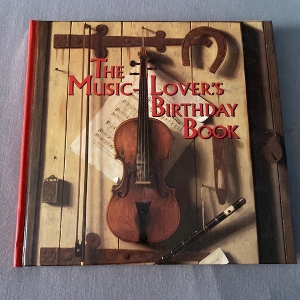 Music Lover's Birthday‎ Book hardcover